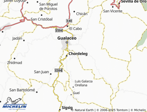 MICHELIN La Unión map - ViaMichelin