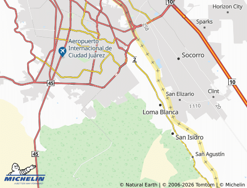 Mappa MICHELIN Paraje de Oriente - ViaMichelin