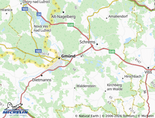MICHELIN Hoheneich map - ViaMichelin