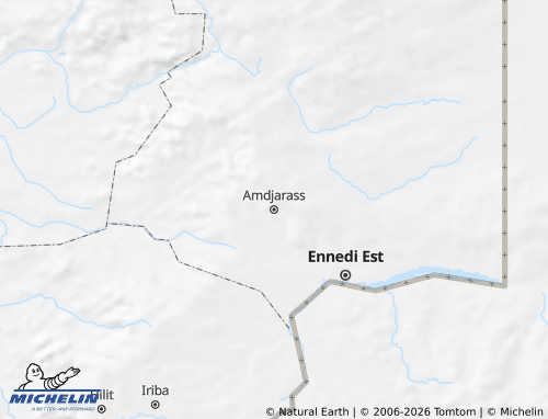 MICHELIN-Landkarte Ennedi Est - ViaMichelin
