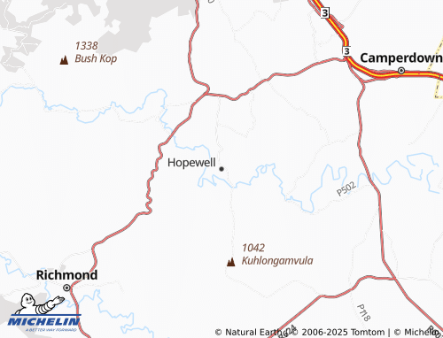 MICHELIN Hopewell map - ViaMichelin