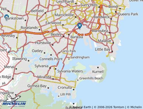 Mapa MICHELIN Ramsgate Beach - ViaMichelin