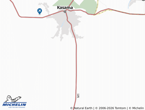 Mapa MICHELIN Nsando - ViaMichelin