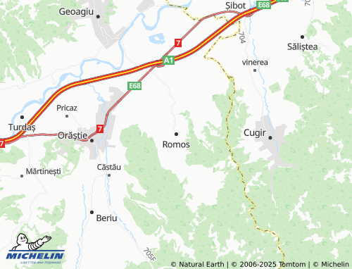 MICHELIN Romos map - ViaMichelin