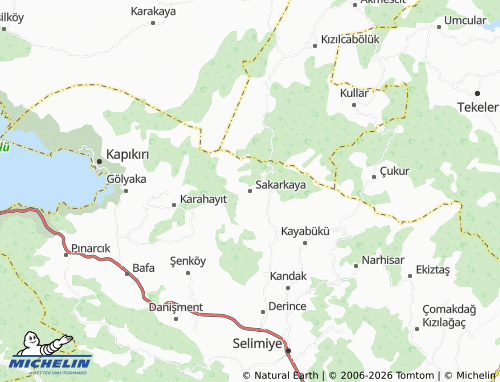 MICHELIN Sakarkaya map - ViaMichelin