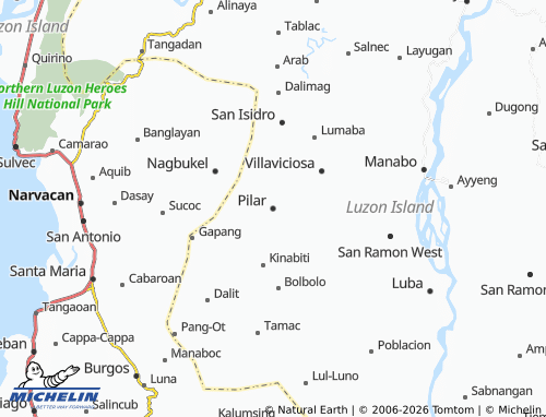 MICHELIN Pilar map - ViaMichelin