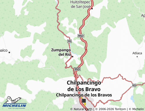 MICHELIN San Rafael map - ViaMichelin