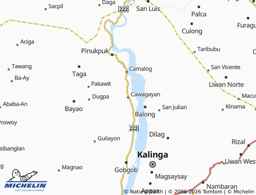 MICHELIN Cawagayan map - ViaMichelin