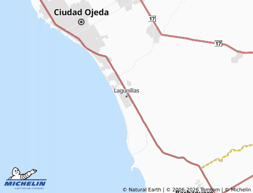 MICHELIN Lagunillas map - ViaMichelin