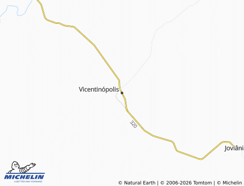 Kaart MICHELIN Vicentinópolis - ViaMichelin