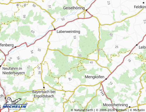 MICHELIN Neuhofen map - ViaMichelin