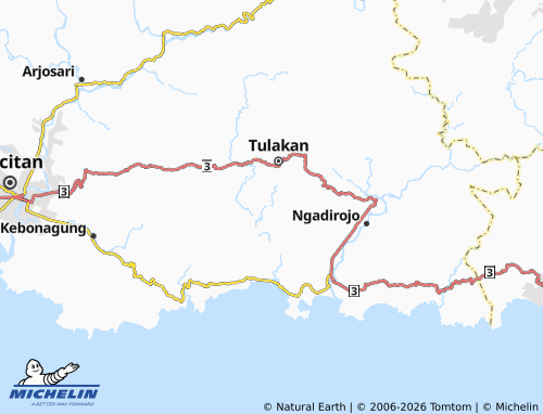 MICHELIN Padi map - ViaMichelin