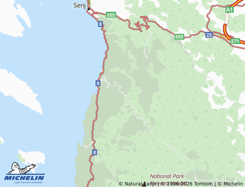 Mapa MICHELIN Biljevine - ViaMichelin