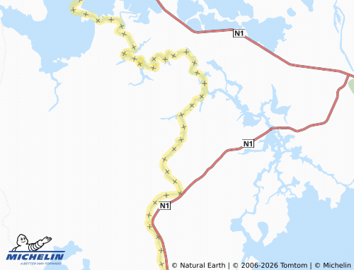 MICHELIN Ngigo map - ViaMichelin
