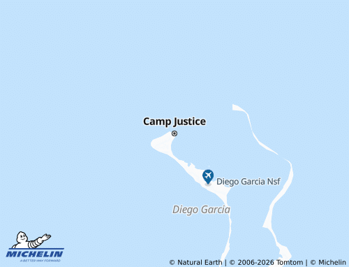 Kaart MICHELIN Camp Justice - ViaMichelin