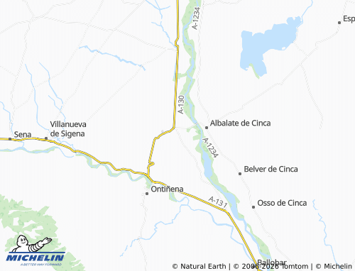 Mappa MICHELIN Alcolea de Cinca - ViaMichelin