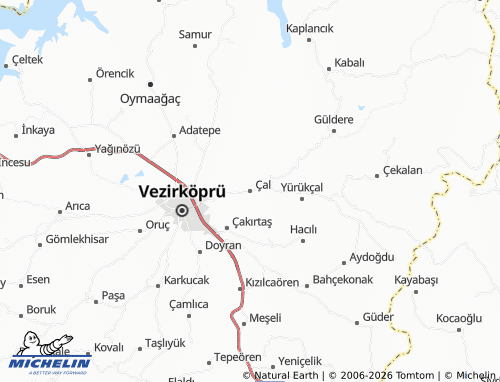MICHELIN Çal map - ViaMichelin