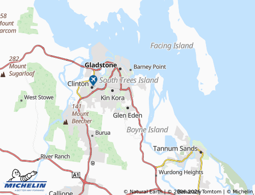 Mapa MICHELIN Toolooa - ViaMichelin