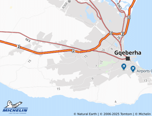 MICHELIN Kamma Ridge map - ViaMichelin