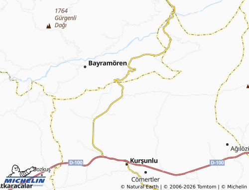 MICHELIN Çaylıca map - ViaMichelin