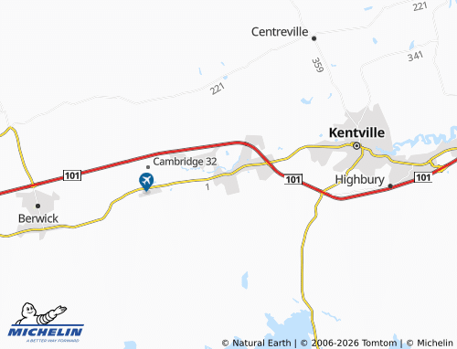 Mappa MICHELIN Coldbrook - ViaMichelin