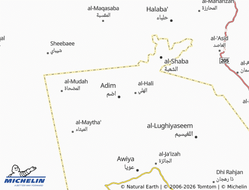 MICHELIN-Landkarte alhuli - ViaMichelin