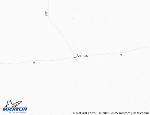 Kaart MICHELIN Animas - ViaMichelin