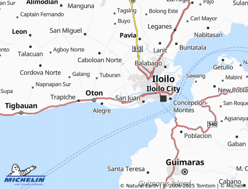 MICHELIN So-Oc map - ViaMichelin