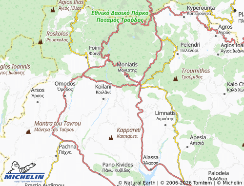 MICHELIN Kouka map - ViaMichelin