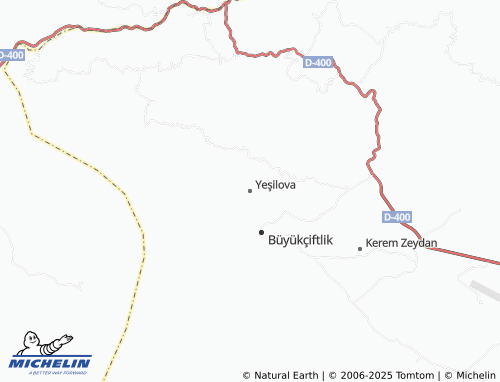 MICHELIN-Landkarte Yeşilova - ViaMichelin