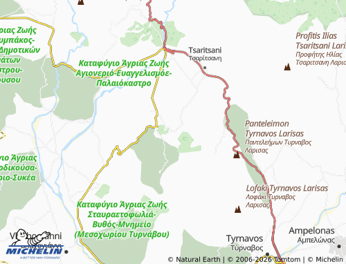 MICHELIN Aetorrachi map - ViaMichelin
