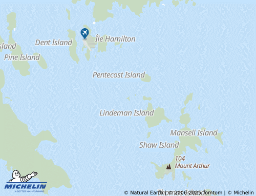 MICHELIN Cole Island map - ViaMichelin
