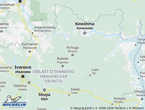 MICHELIN Vichuga map - ViaMichelin