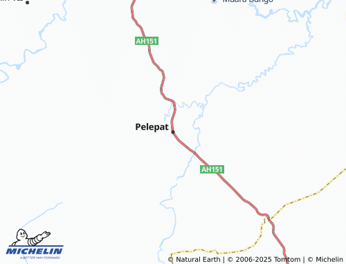 MICHELIN Pelepat map - ViaMichelin