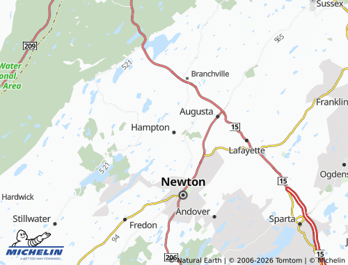 Mapa MICHELIN Hampton - ViaMichelin