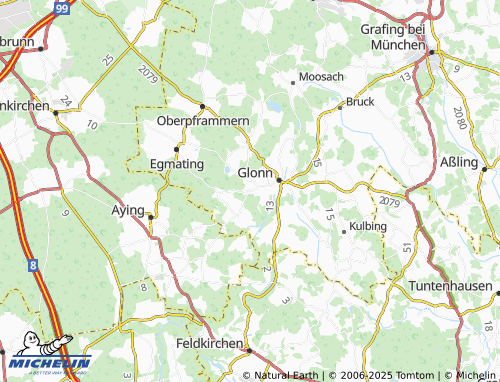 MICHELIN-Landkarte Kreuz - ViaMichelin
