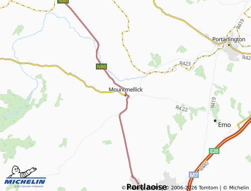 Mapa MICHELIN Mountmellick - ViaMichelin