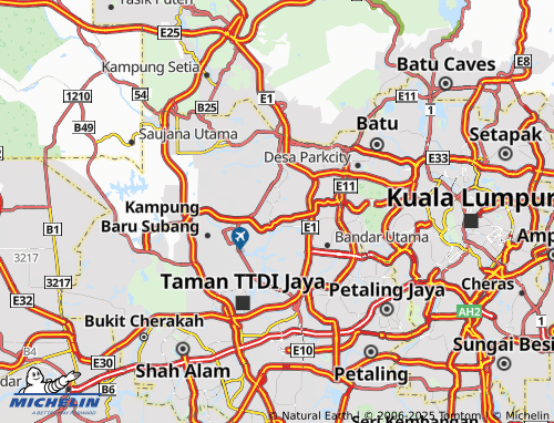 MICHELIN Seksyen 6 Kota Damansara map - ViaMichelin