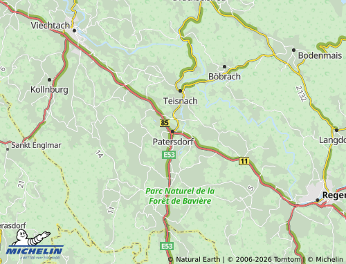 Mappa MICHELIN Patersdorf - ViaMichelin