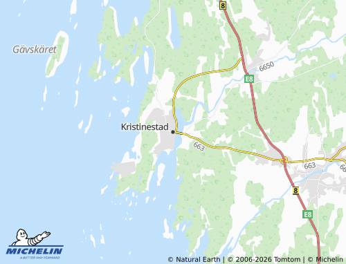 MICHELIN-Landkarte Kristinestad - ViaMichelin