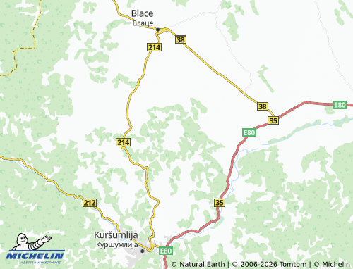 Carte MICHELIN Tmava - ViaMichelin