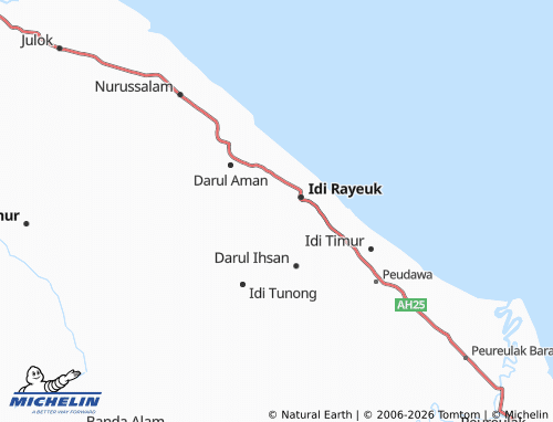 MICHELIN Dama Pulo map - ViaMichelin