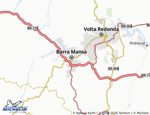 Carte MICHELIN Delgado - ViaMichelin