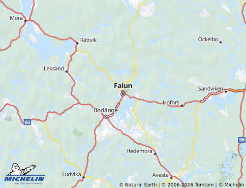 Mappa MICHELIN Dalarnas Län - ViaMichelin
