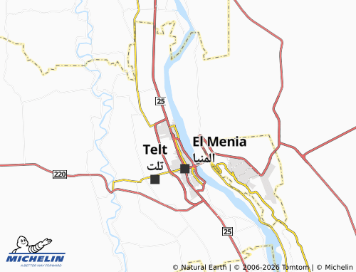 Mappa MICHELIN al-'Akhsas - ViaMichelin