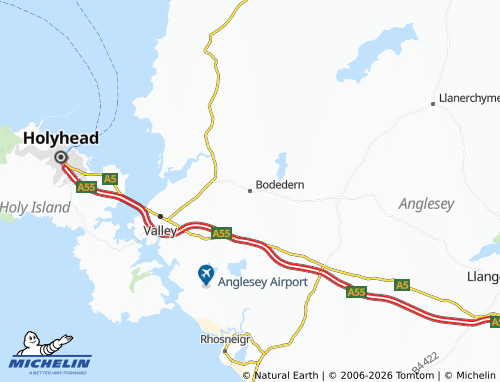 Mappa MICHELIN Bodedern - ViaMichelin
