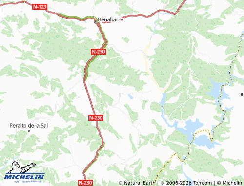MICHELIN Estaña map - ViaMichelin