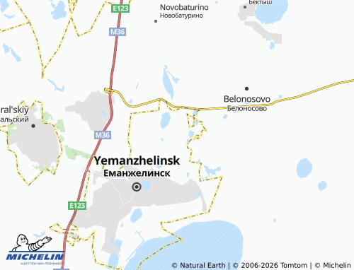 MICHELIN-Landkarte Baturinskiy - ViaMichelin