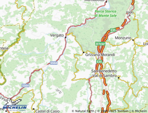 MICHELIN Stanco di Sotto map - ViaMichelin