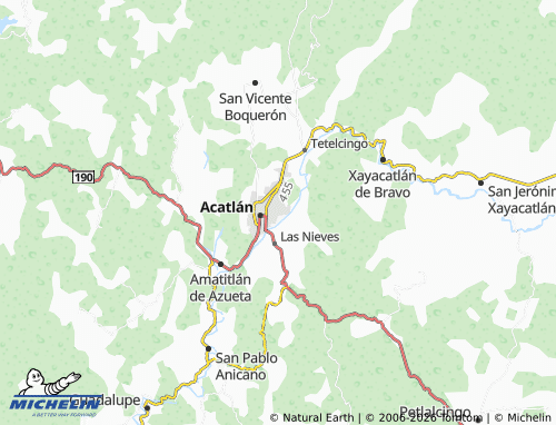 MICHELIN Nuevo San José map - ViaMichelin